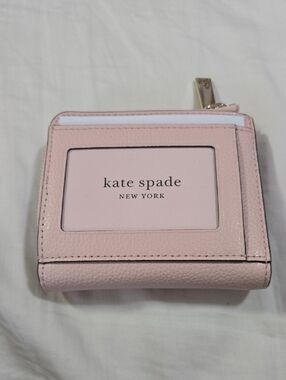 kate spade Blush Pink Leather ID Card Wallet